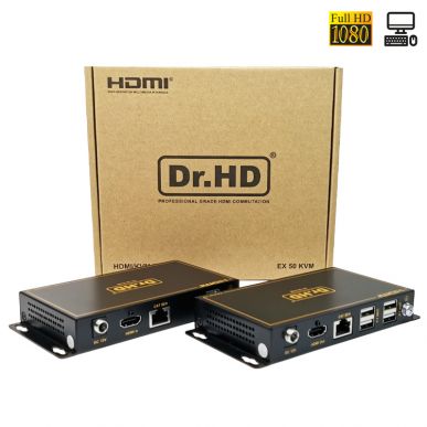 HDMI удлинитель по витой паре Dr.HD EX 50 KVM